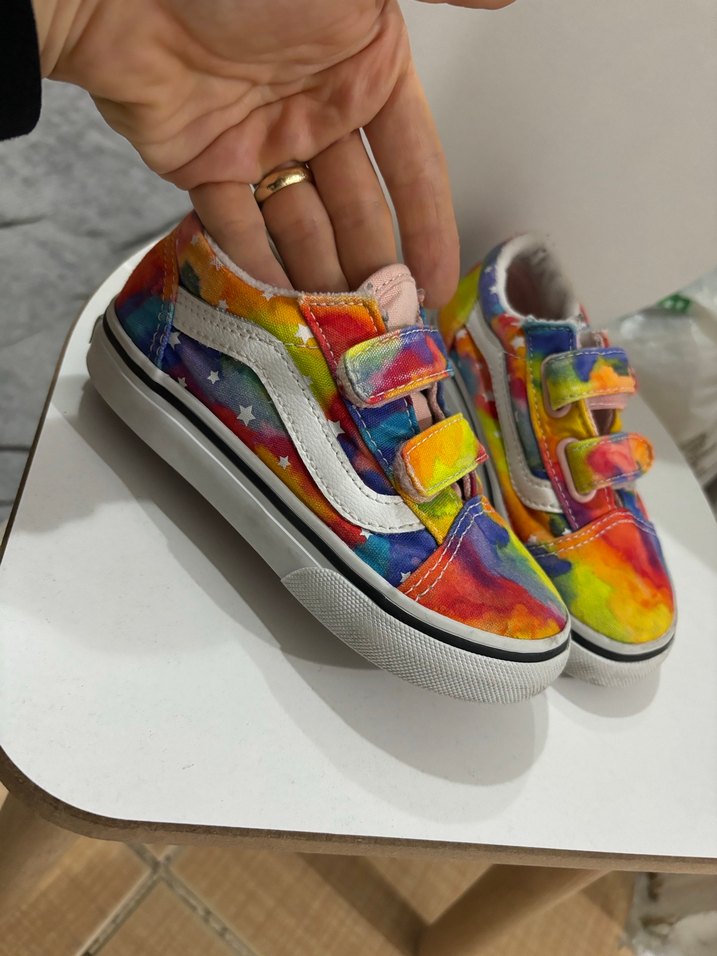 Kız Çocuk Çok Renkli Bağcıksız Spor Ayakkabı VANS - Görsel 2