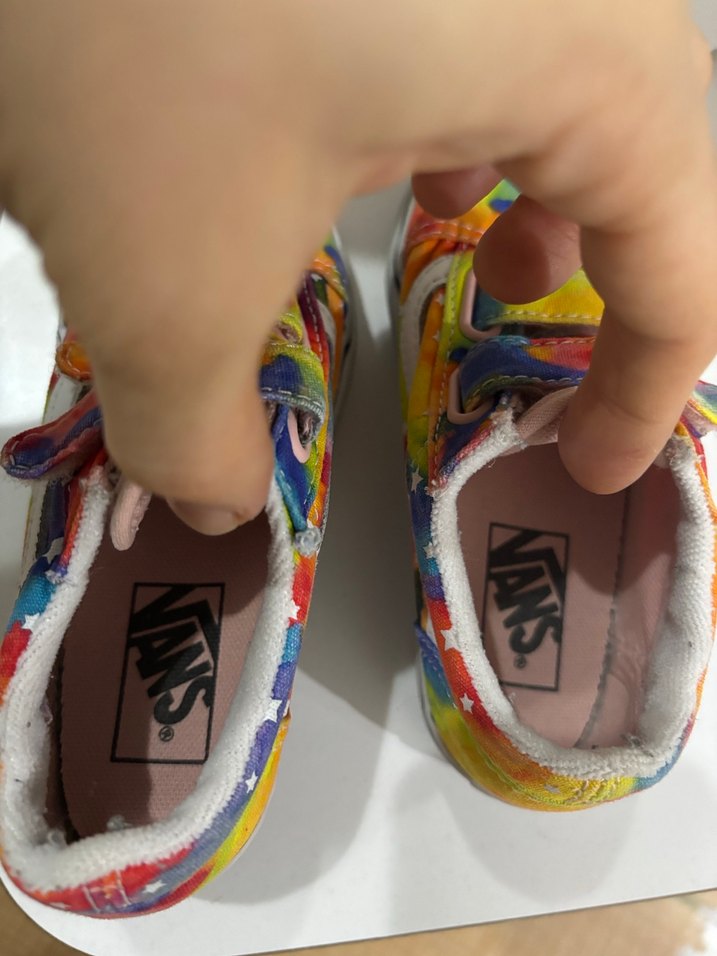 Kız Çocuk Çok Renkli Bağcıksız Spor Ayakkabı VANS - Görsel 5