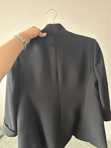 l Beden siyah Renk Blazer ceket