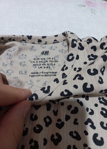 H&M Hm kız bebek takım 