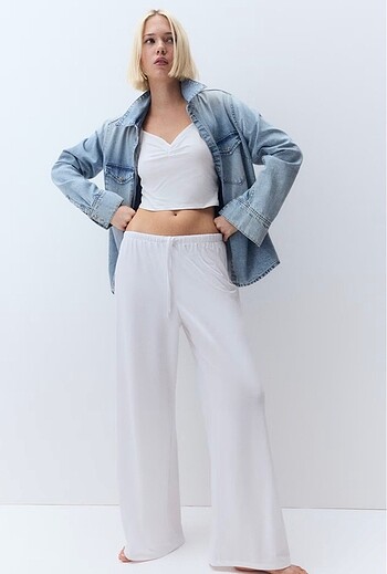 H&M düz paçalı pantolon