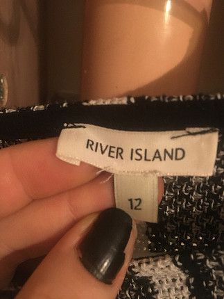 m Beden river island elbise