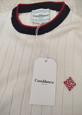 Diğer Casablanca Beyaz Pamuklu Erkek Kazak