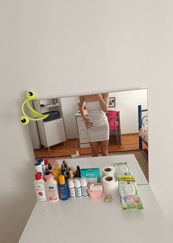 Diğer Beyaz Mini Elbise