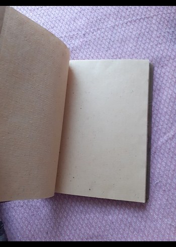 Beden Renk Papirus yapraklı hatıra defteri