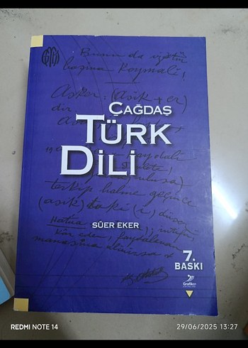 Çağdaş Türk Dili - Süer Eker