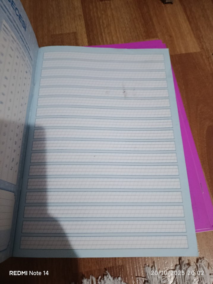 Klavuz çizgili güzel yazı defteri - Görsel 3