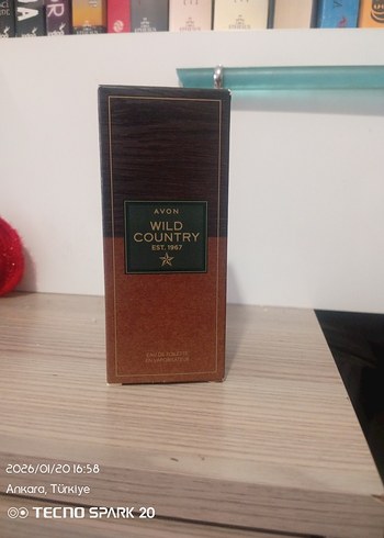 Avon Wild Country Erkek Parfümü - Bordo - Görsel 3