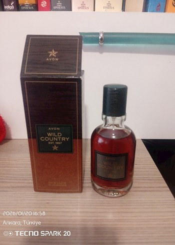 Avon Wild Country Erkek Parfümü - Bordo - Görsel 2