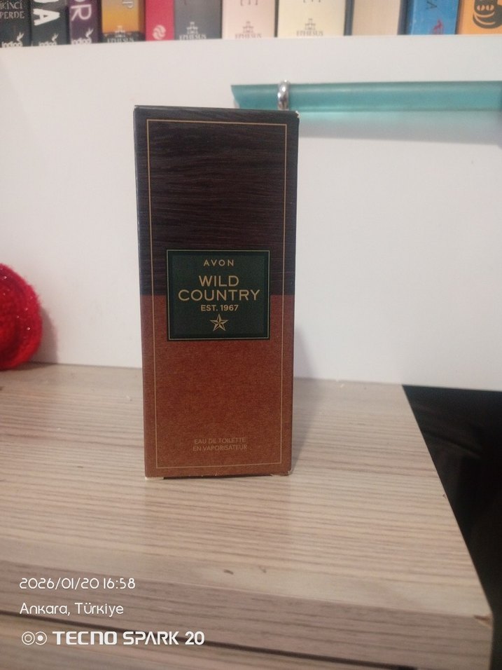 Avon Wild Country Erkek Parfümü - Bordo - Görsel 3