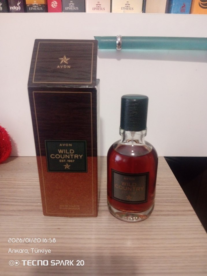 Avon Wild Country Erkek Parfümü - Bordo - Görsel 2