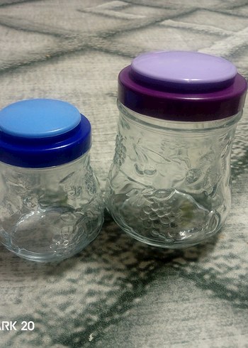 Renkli Kapaklı Cam Saklama Kavanozları - Görsel 4