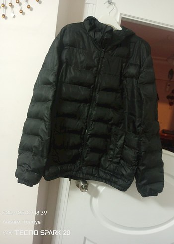 Siyah Fermuarli Erkek Kışlık Mont - Görsel 2