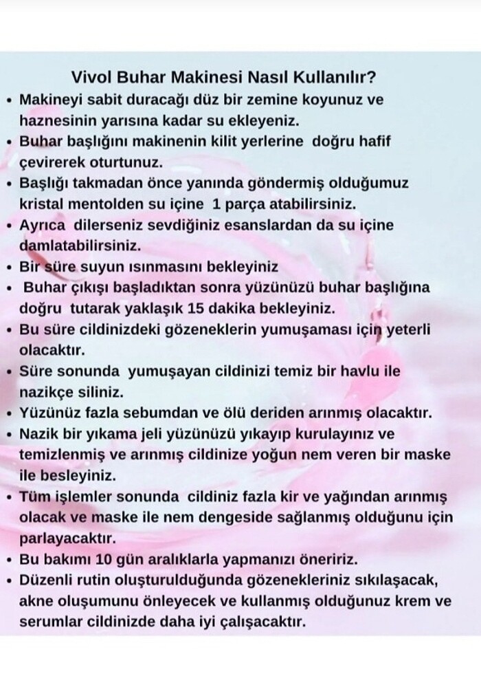 Yüz Buhar Makinesi  - Görsel 2