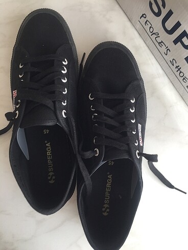 Superga 2750 cotu classic, full black kutulu orijinal Ayakkabı