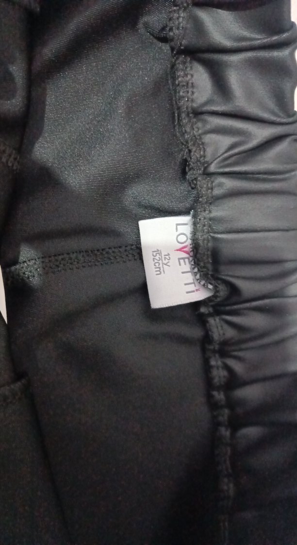 Siyah Deri Mini Şort - Görsel 5