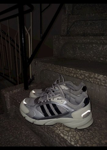 Gri Bağcıklı erkek Spor Ayakkabı - Görsel 2