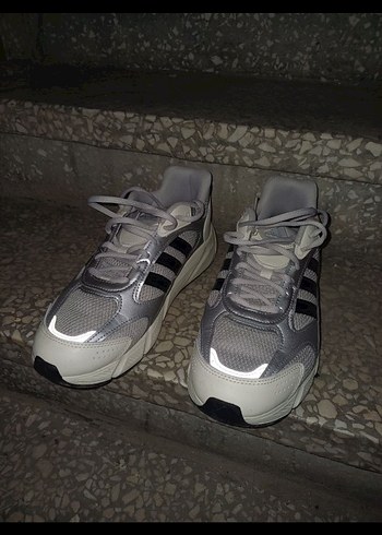 Gri Bağcıklı erkek Spor Ayakkabı - Görsel 3