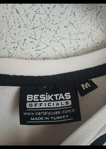 Orjinal Beşiktaş amblem Baskılı Erkek Sweatshirt - Görsel 3