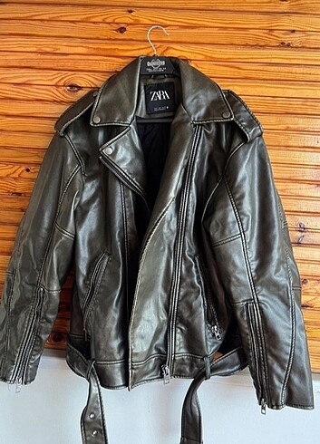 zara oversize deri ceket