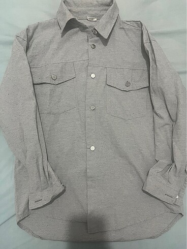 H&M Gri gomlek