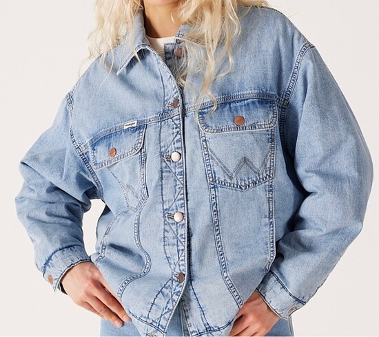 WRANGLER Trucker Jean Denim Kot Ceket
