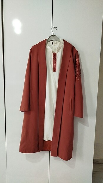 Beyaz Butik Bayan takım ceket