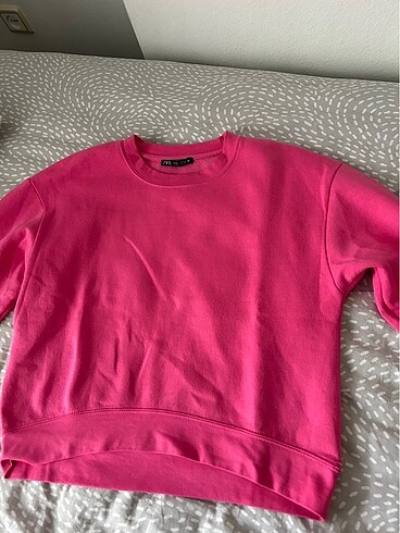 ZARA pembe sweatshirt