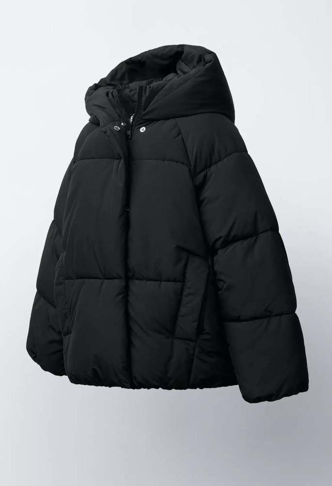 Zara Siyah Orjinal 11-12 Kız Çocuk Kışlık Mont - Görsel 2