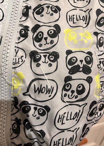 Renkli Baskılı Kapüşonlu Erkek Çocuk Yağmurluk - Görsel 2