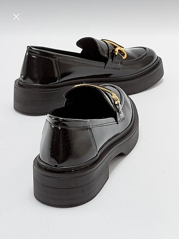 37 Beden Siyah sıfır loafer