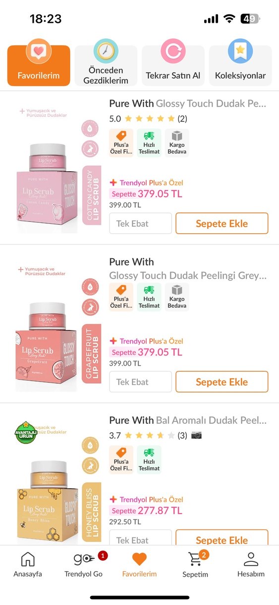 Glossy Touch Dudak Peelingi - Görsel 5