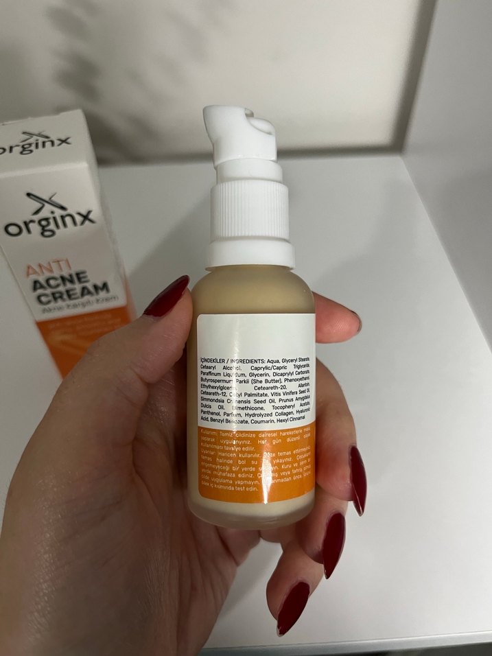 Orginx Akne Karşıtı Krem 30 ml - Görsel 3