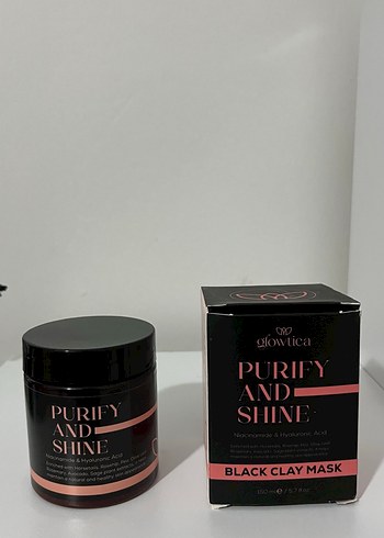 Glowtica Siyah Kil Maskesi - Görsel 2