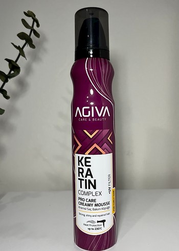 Agiva Keratin Kompleksli Saç Köpüğü - Görsel 2