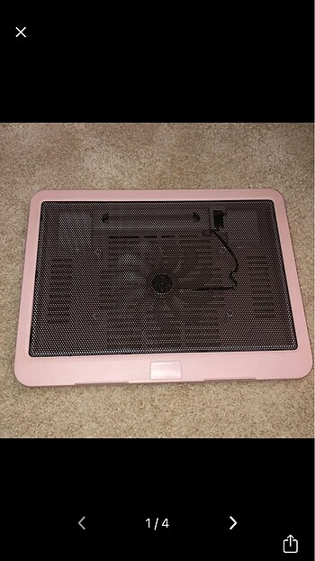 Laptop soğutucu fanlı destek
