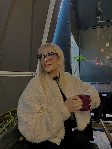 Zara peluş ceket