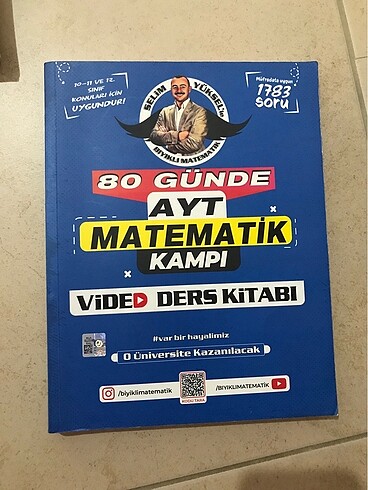 Üniversite sınavına hazırlık kitabı test kitabı