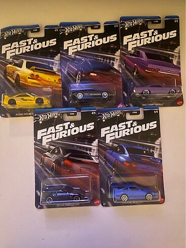 Hotwheels FF Set