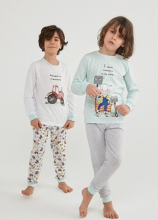 Erkek çocuk pijama takımı