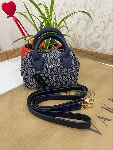 Vakko dokuma mini speedy çanta