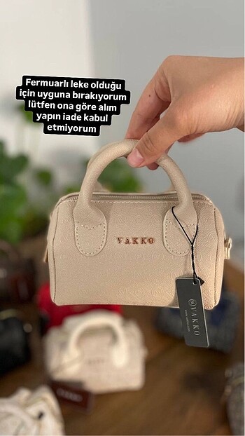 Vakko mini speedy çanta