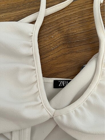 xs Beden beyaz Renk Zara elbise