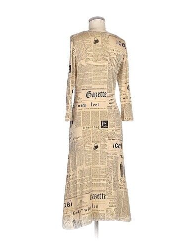 42 Beden Vintage Love Uzun Elbise %70 İndirimli.