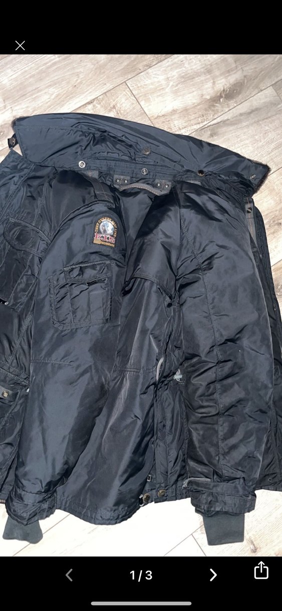 PARAJUMPERS Kürklü Siyah Erkek Mont - Görsel 2