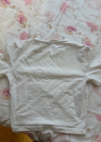 xs Beden Beyaz Basic Kadın Crop