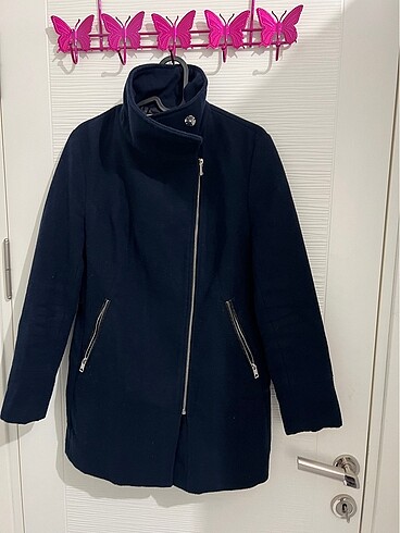 m Beden BERSHKA lacivert kaban