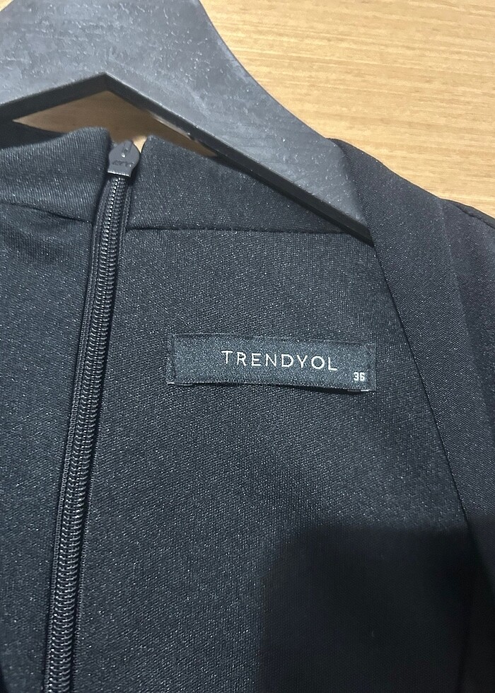 Siyah Çan Etek Elbise - Görsel 3