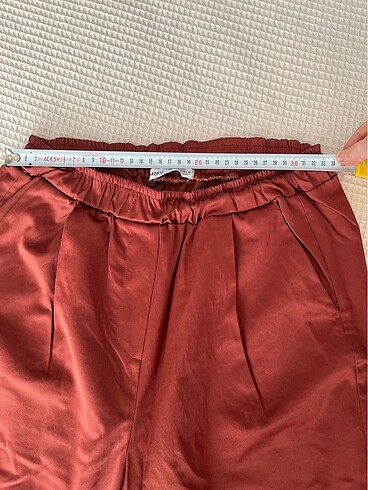 Saten görünümlü pant - Görsel 6