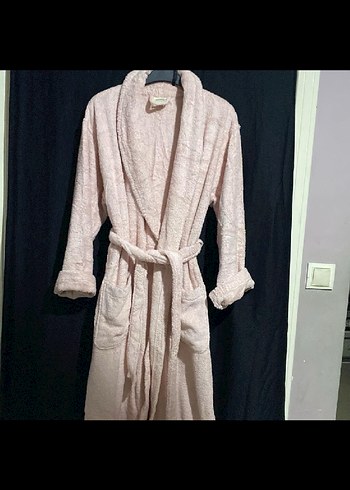 Pembe Bohem Bornoz - Görsel 2